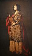 Francisco de Zurbaran Saint Engracia oil on canvas